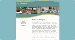 Desktop Screenshot of coppercreekapts.net